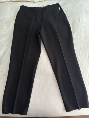 Tommy Hilfiger black dress pants, size 12, elastic band, pockets